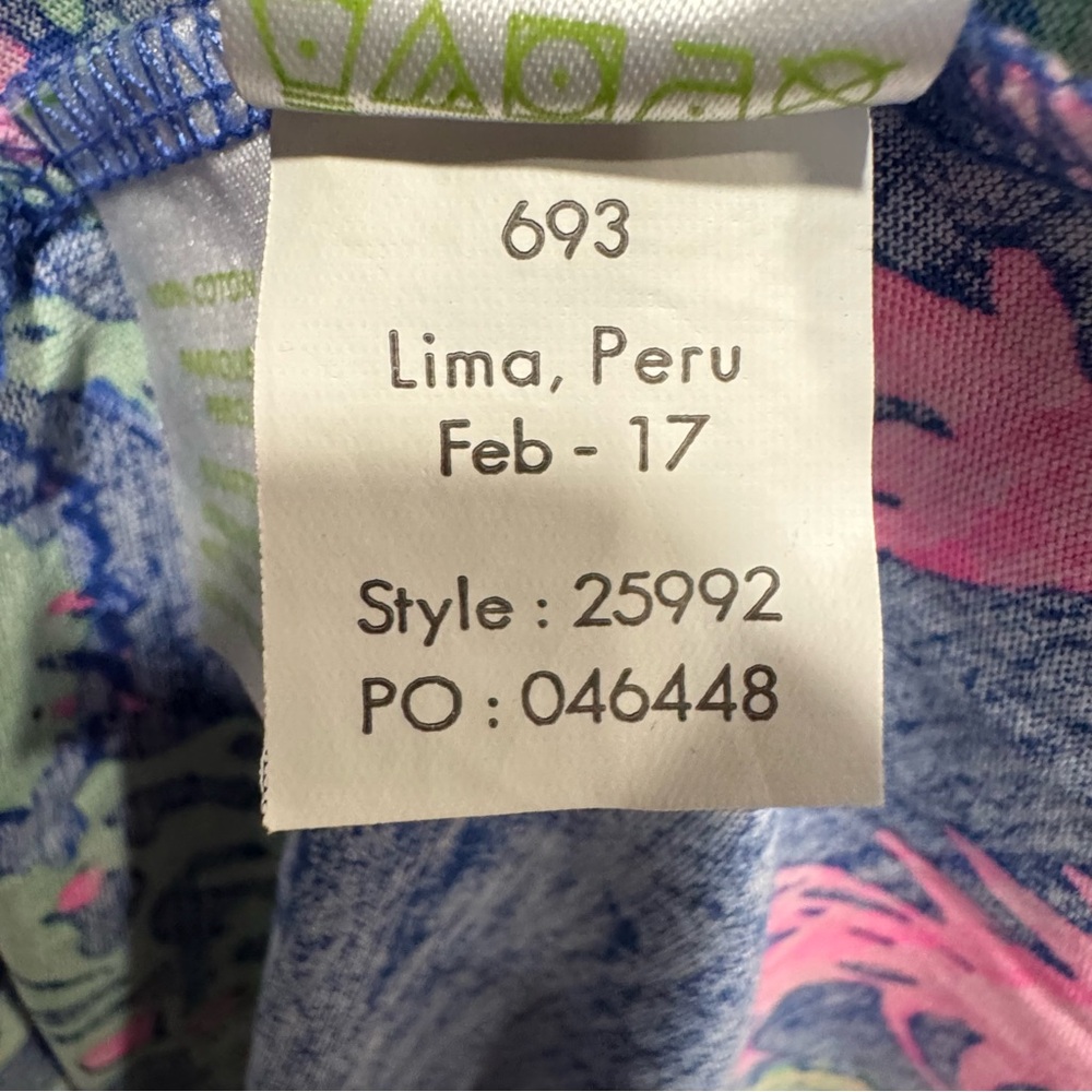Lilly Pulitzer Erin Dress in Indigo All A Glow Sz XL - Picture 11 of 13